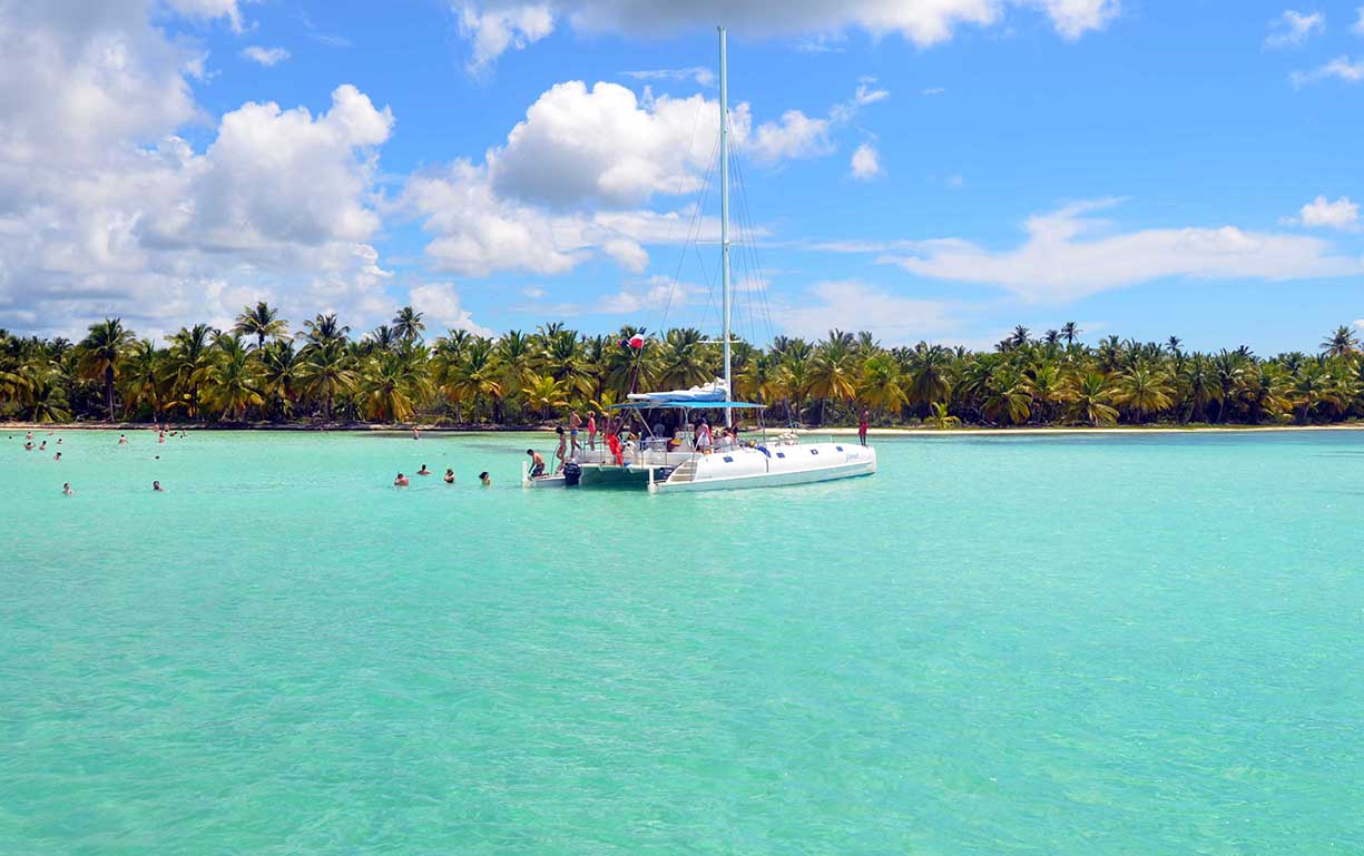 Mano Juan Repubblica Dominicana Isola Di Saona Villaggio Pescatori
