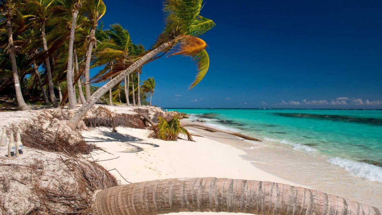 Rendezvous Bay Beach (Anguilla) spiaggia e palme